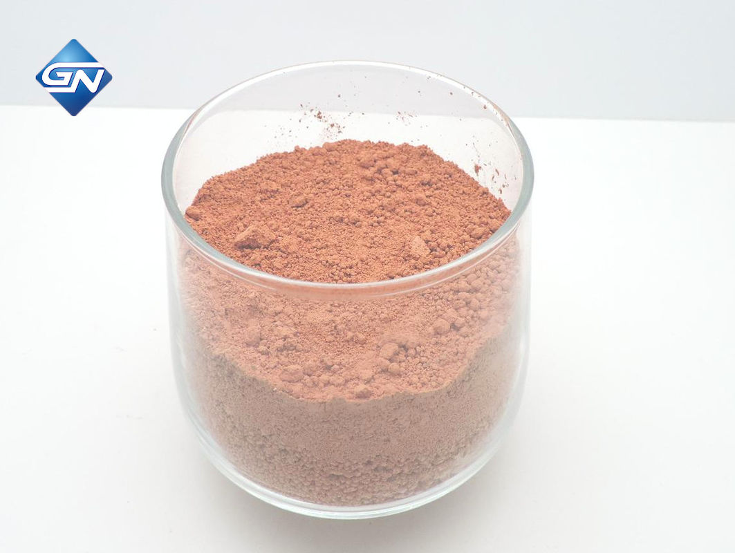 پودر صیقل دهنده خاکی کمیاب قرمز قهوه ای برای شیشه پوشش دار Cas 1306-38-3